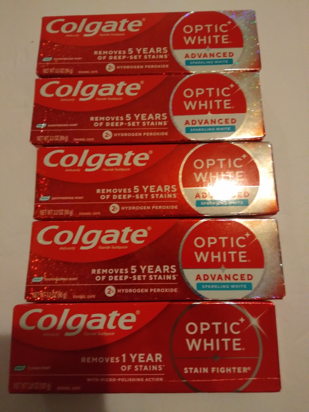 Colgate Optic White Advanced Whitening Toothpaste